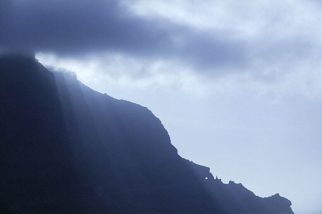 Road to Punta de Teno, Tenerife, Canary Islands, Spain