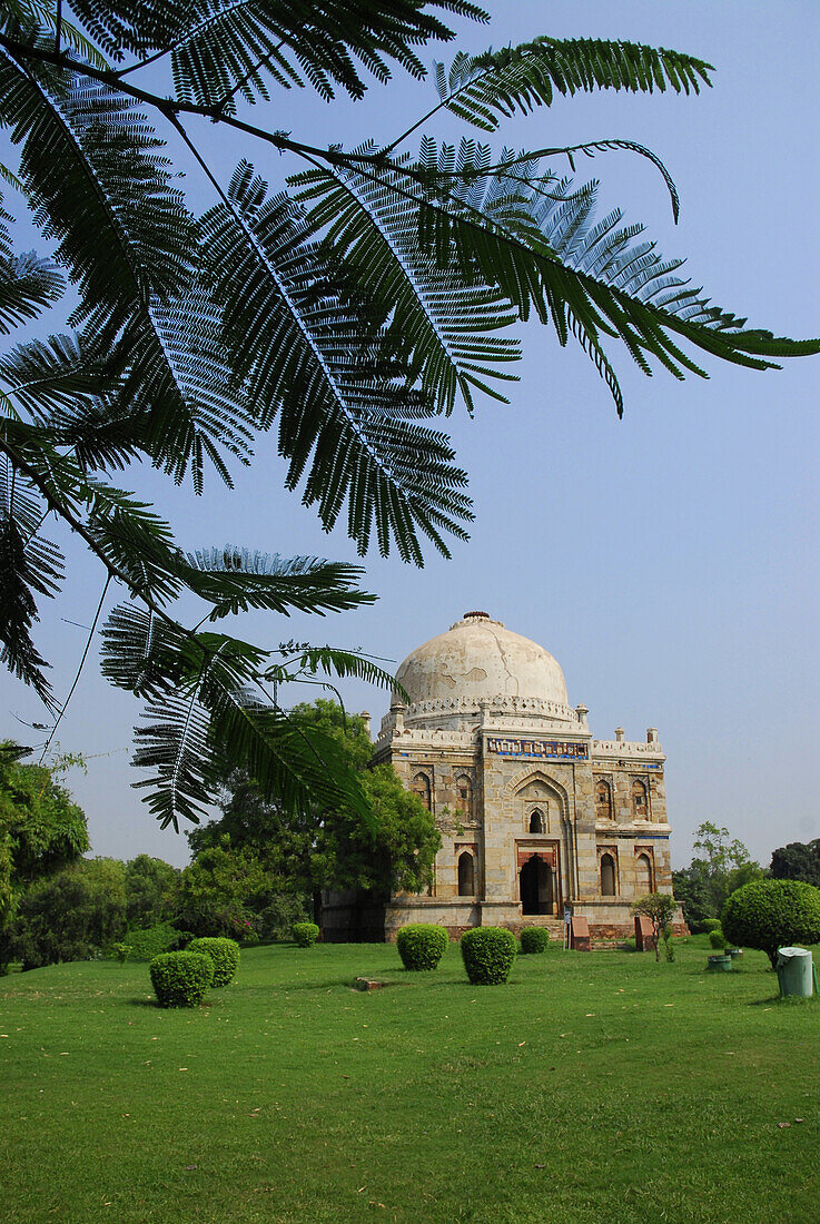 Lodi Gärten, Grabmäler der Lodi Herrscher, Neu Delhi, Indische Hauptstadt, Indien, Asien