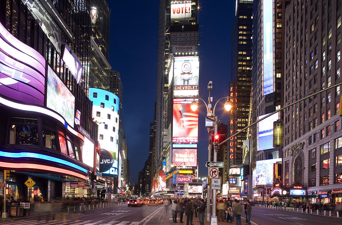 Times Square, Downtown Manhattan, New York City, New York, Nordamerika, USA