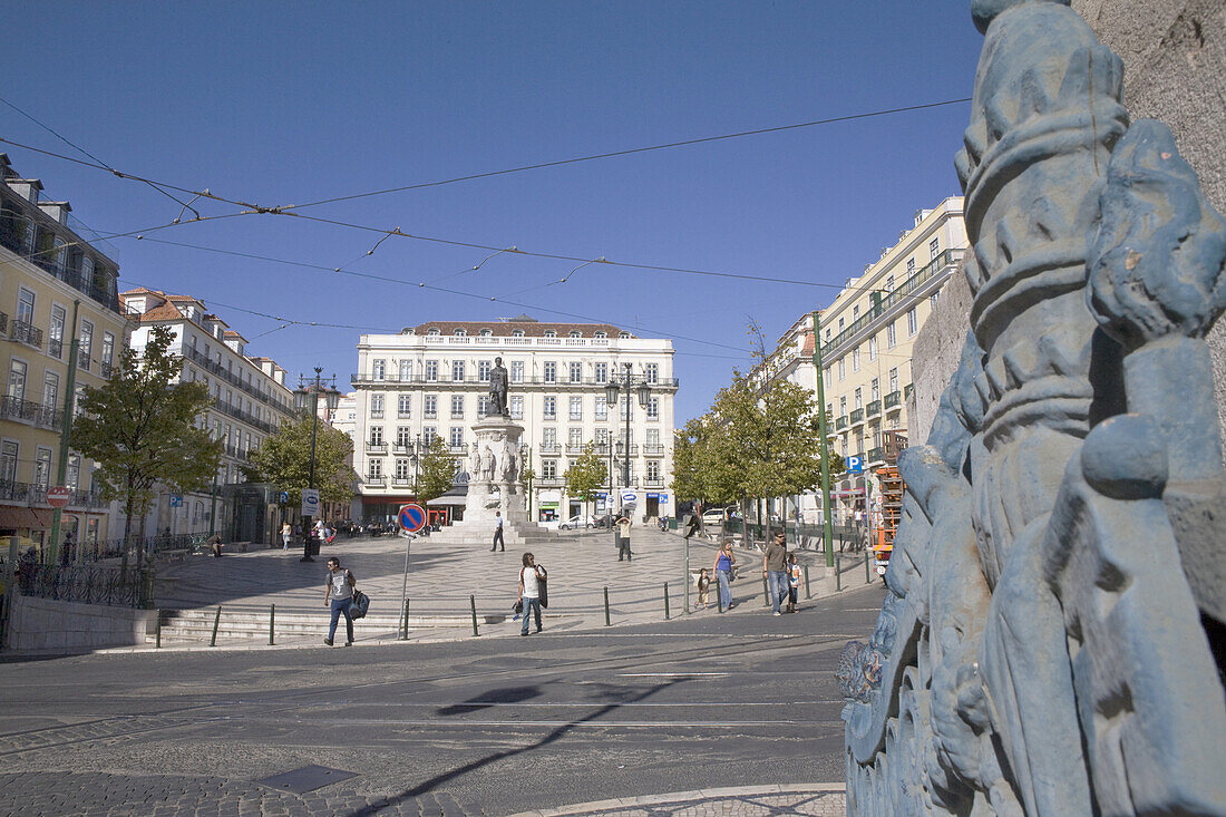 Praça Luís de Camões, Luís de Camões Platz, Bairro Alto, Lissabon, Portugal