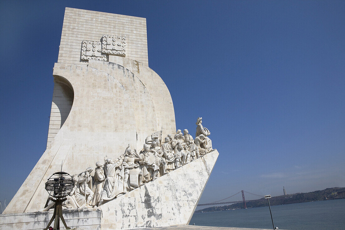 Padrão dos Descobrimentos, Denkmal der Entdeckungen, Seefahrerdenkmal im Stadtteil Belém, Lissabon, Portugal