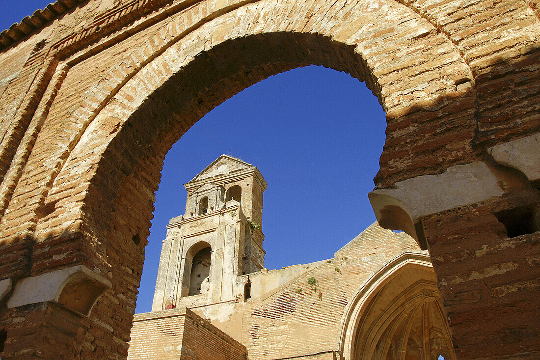 Ruins of San Martin church, Niebla. Huelva province, Andalusia, Spain