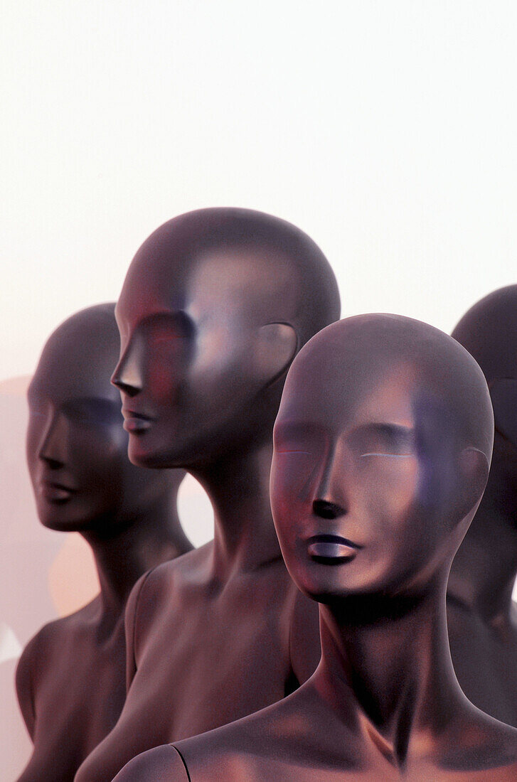 Mannequins for store windows. Paris, France