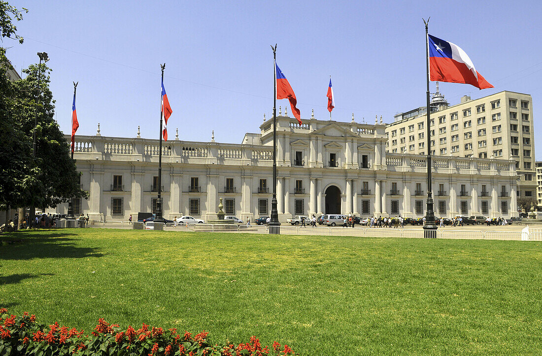 Palacio de La Moneda seat of the President of the Republic of Chile, Santiago de Chile, Chile