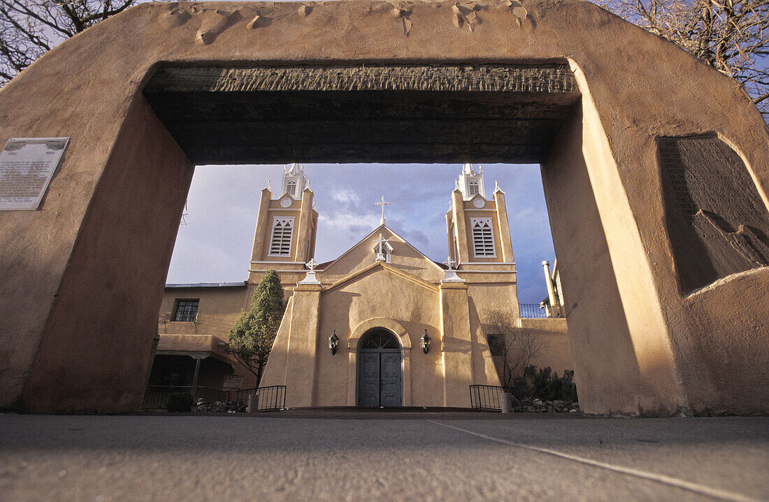 San Felipe de Neri Church, Built 1793, spiritual heart for Albuquerque, New Mexico