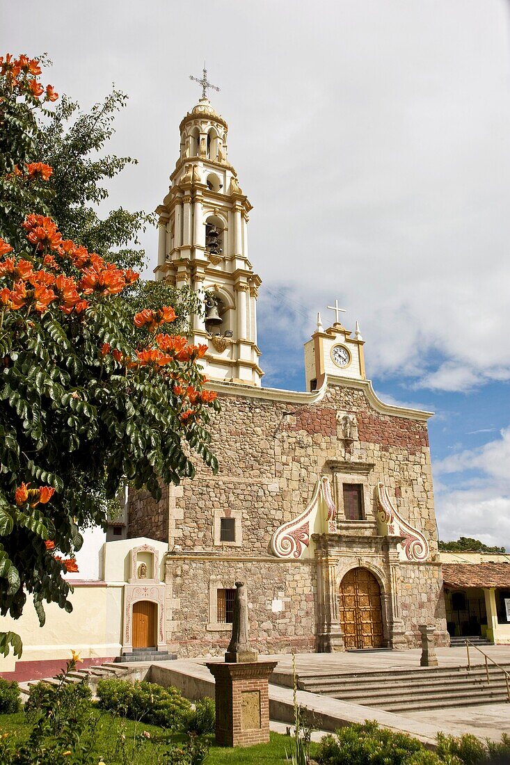 Ajijic, Jalsico, Mexico  baroque San Andes parish church