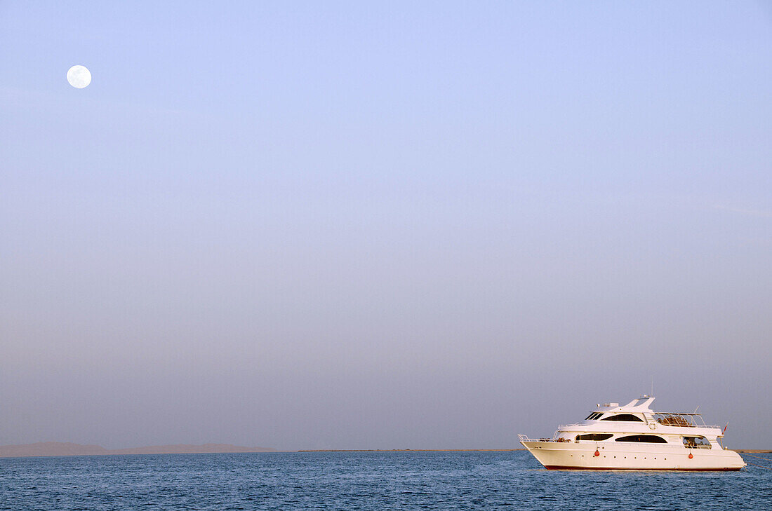 Yacht on the Red sea by Hurghada, Egypt