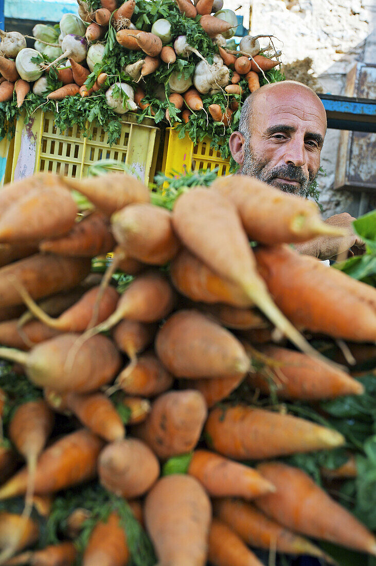 Vegetables for sale in the medina, Sfax. Tunisia