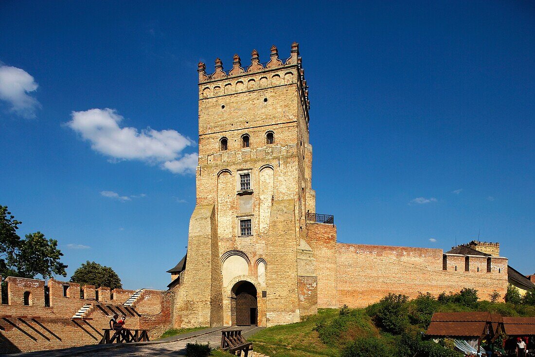 Lutsk,Luck,Lubart´s Upper Castle,fortress,13th-14th century,Entrance Tower,Volyn Oblast,Western Ukraine