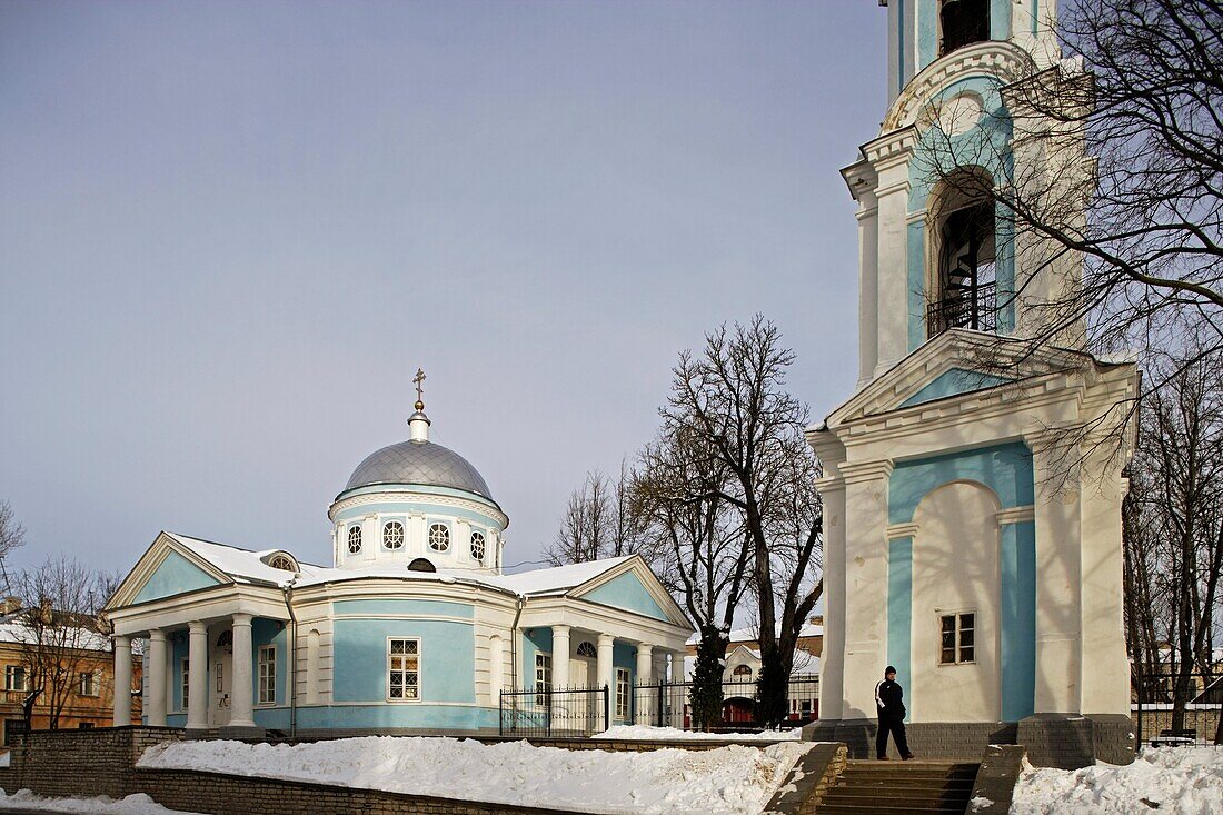 Russia,Pskov,Dormitory Church on the Polonische,1811