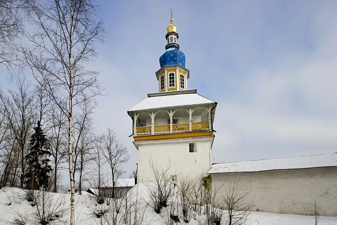 Russia,Pskov Region,Petchory,Saint Dormition Orthodox Monastery,founded in 1473,Church of St  Nicholas of Thaumaturge,16th century