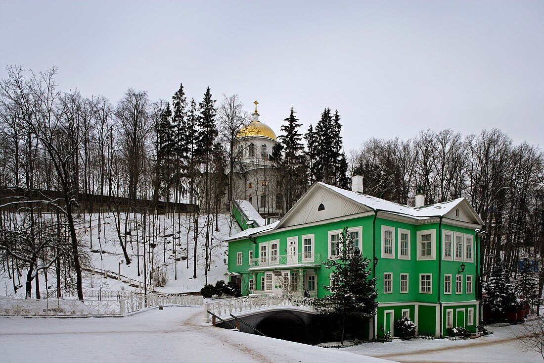 Russia,Pskov Region,Petchory,Saint Dormition Orthodox Monastery,founded in 1473