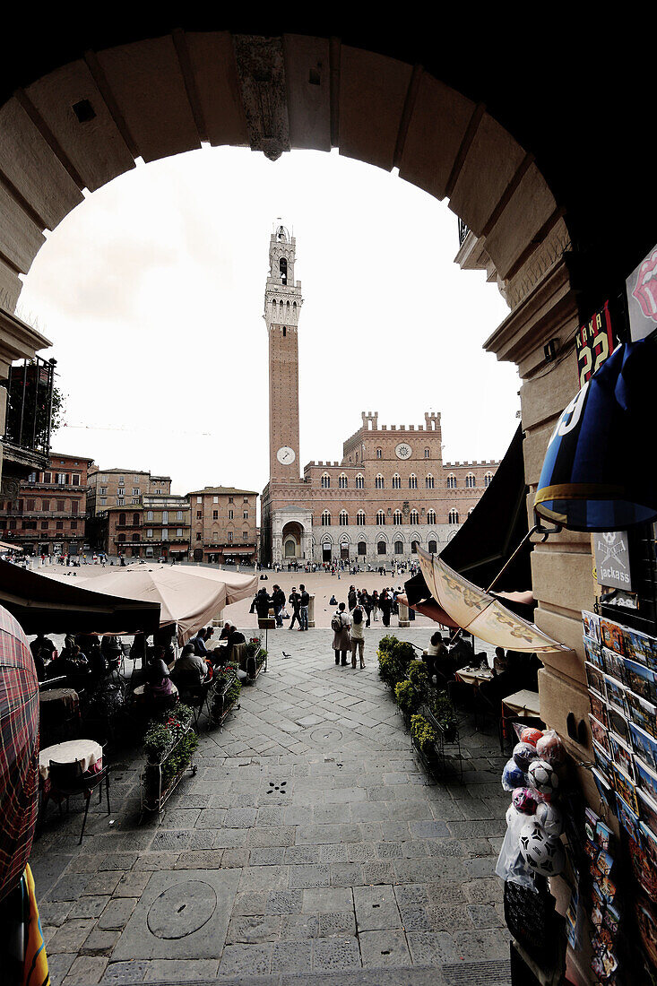 Piazza del Campo, Siena, UNESCO World Heritage Site, Tuscany, Italy, Europe