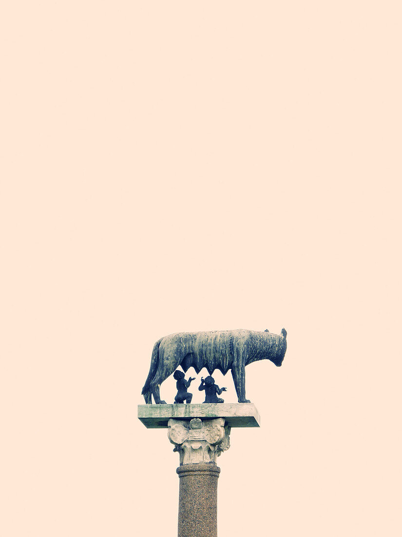 Capitoline wolf, Pisa. Italy