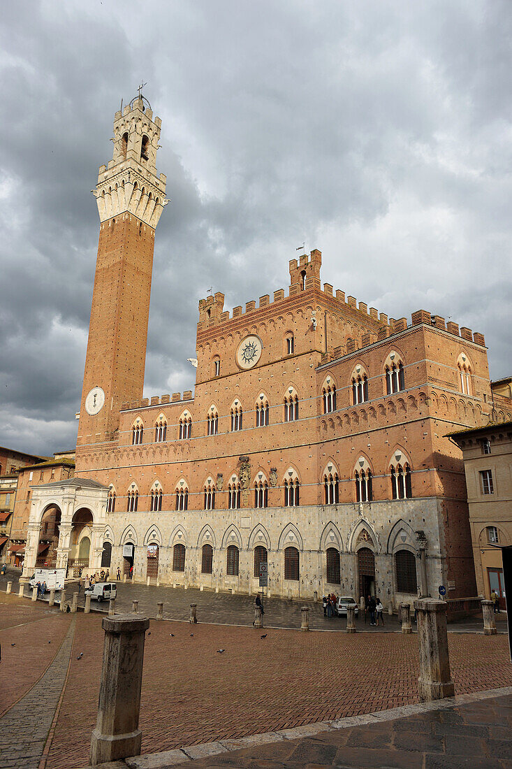 Piazza del Campo, Siena, UNESCO World Heritage Site, Tuscany, Italy, Europe
