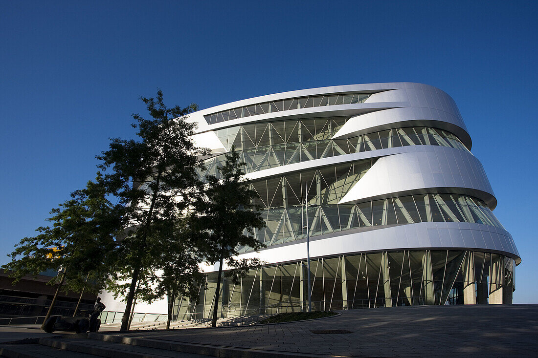 Mercedes Benz Museum exterior, Stuttgart, Baden-Wurttemberg, Germany