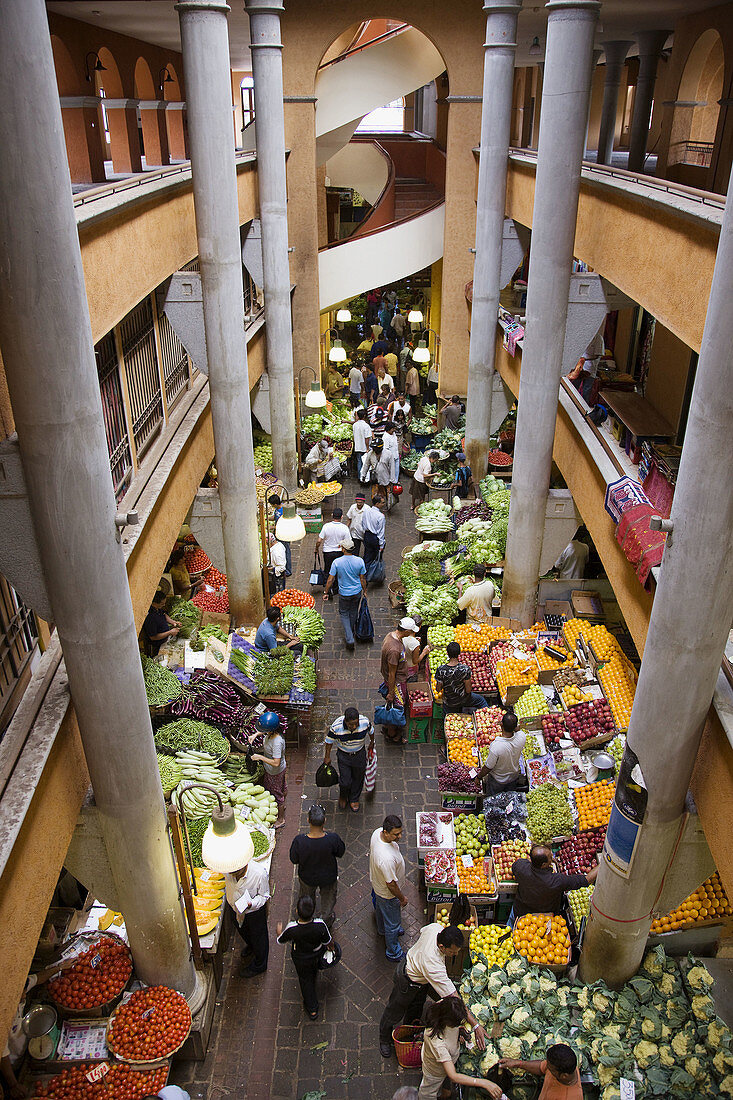 Central Market interior, Port Louis, Mauritius