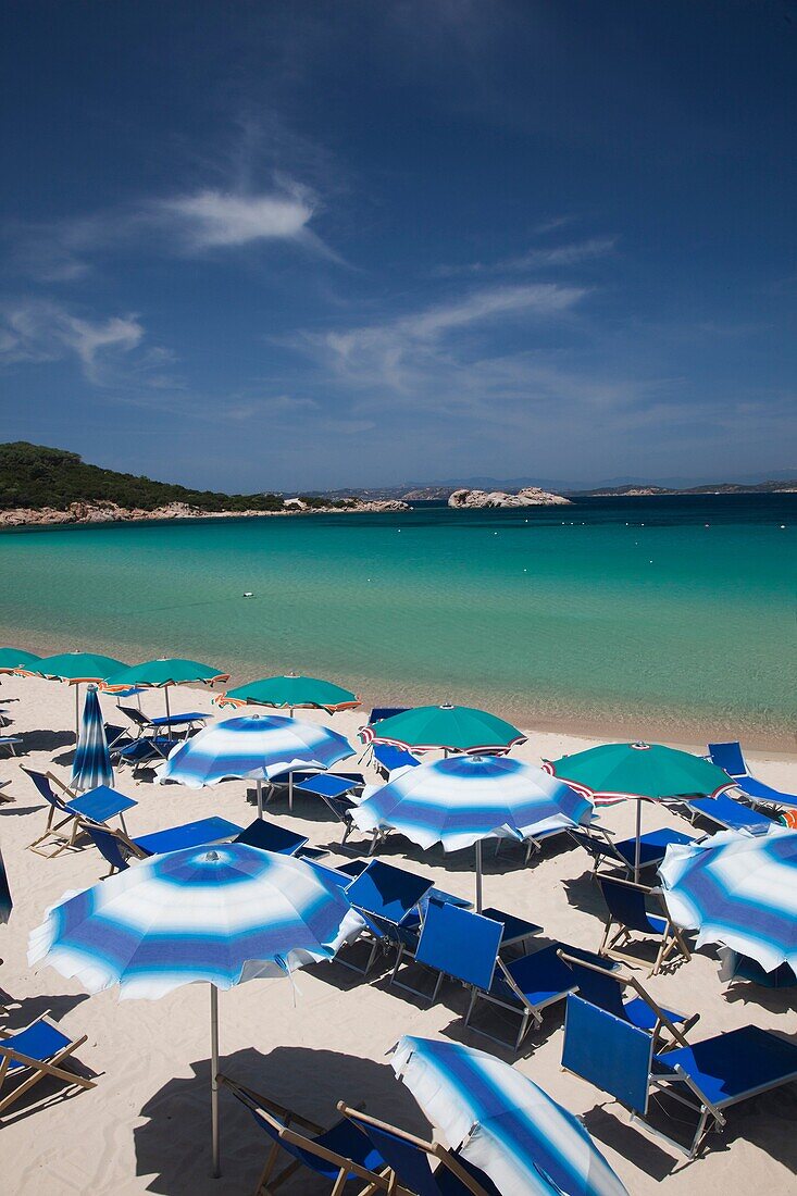 Italy, Sardinia, Northern Sardinia, Costa Smeralda, Baia Sardinia, resort beach