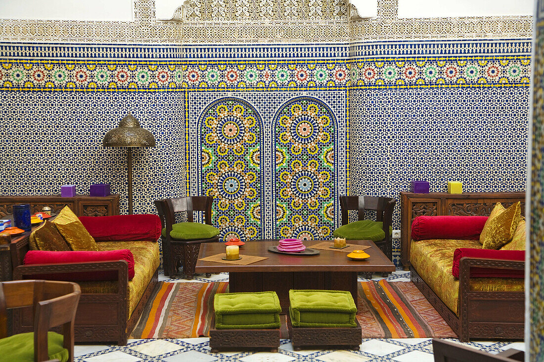 Au 20 jasmins ´riad´ in the medina of Fes, Morocco