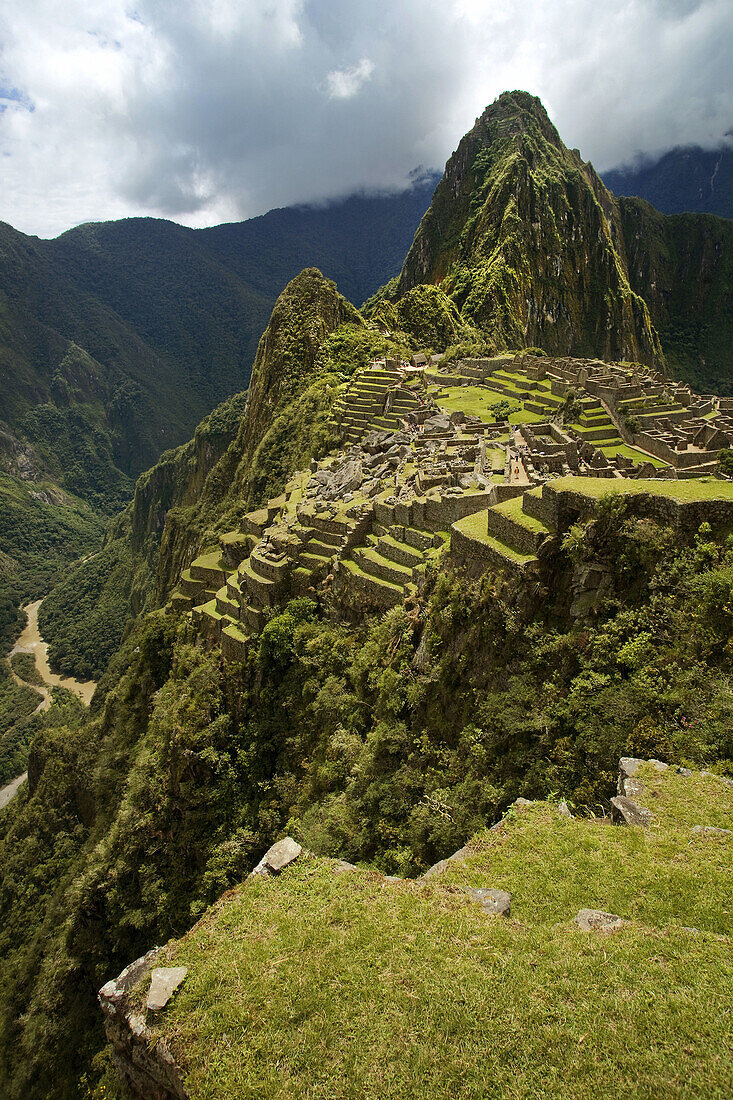 Machu Picchu sacred city of the Inca empire, Cusco region, Peru