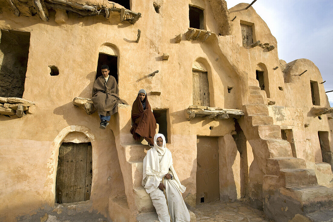 Berber architecture, Ksar Ouled Soltane near Tataouine, Tunisia  December 2008)