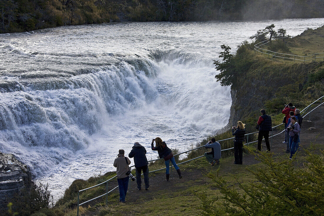 Waterfall, Torres del Paine National Park, Patagonia, Chile  March 2009)