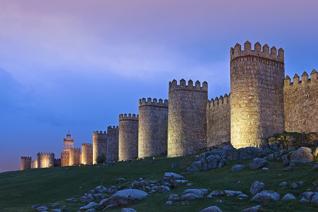 City walls, Avila. Castilla-Leon, Spain  April 2009)