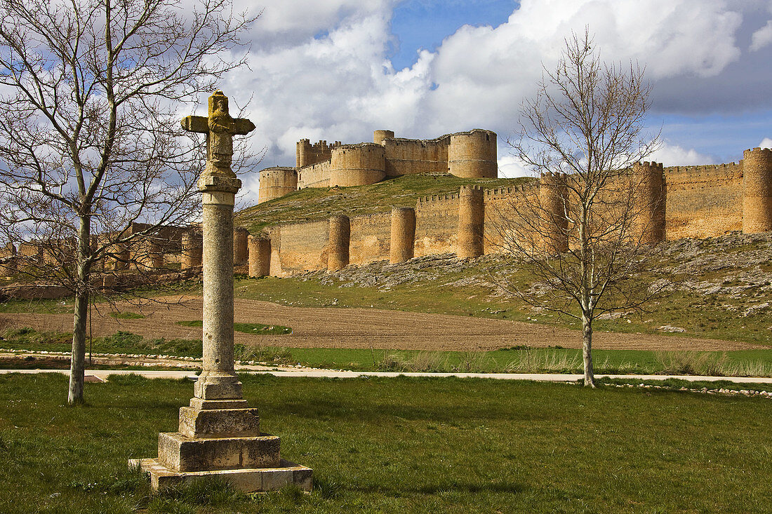 Castle, Berlanga de Duero. Soria province, Castilla-Leon, Spain  April 2009)
