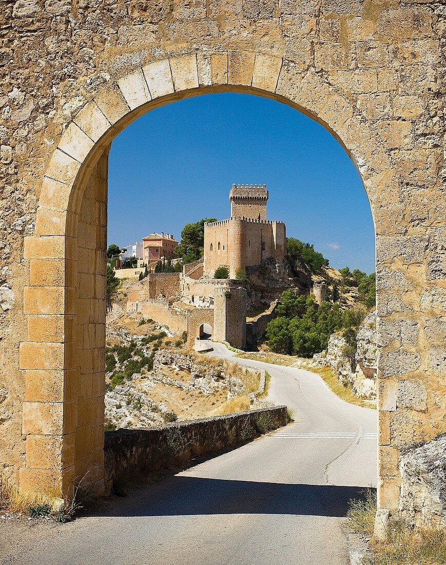 Spain-September 2009 Castilla La Mancha Region Alarcon City The Castle National Parador