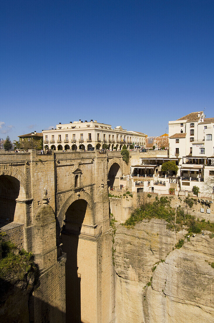 New Bridge, Ronda. Malaga province, Andalusia, Spain