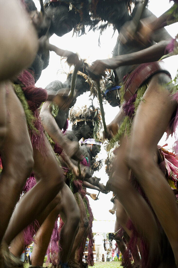 Big Nambas war dance, Malakula, Vanuatu