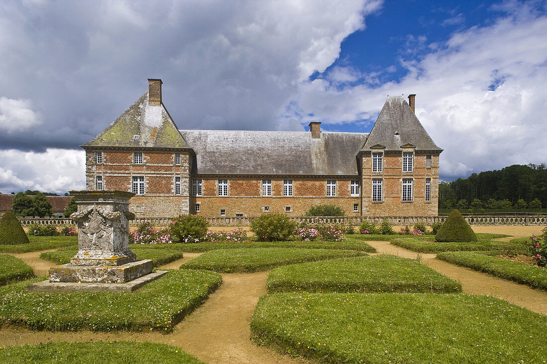 Castle of Carrouges, Normandie-Maine Regional Natural Park. Orne, Basse-Normandie, France