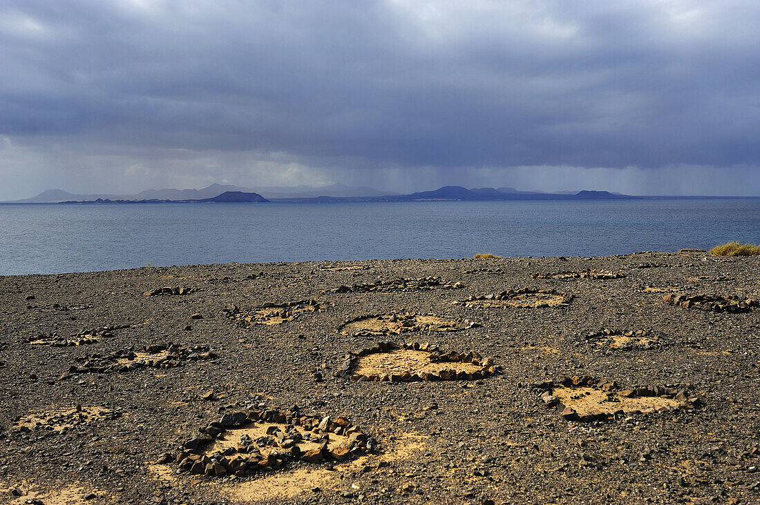 Papagayo Natural Park near Playa Blanca, Lanzarote. Canary islands, Spain