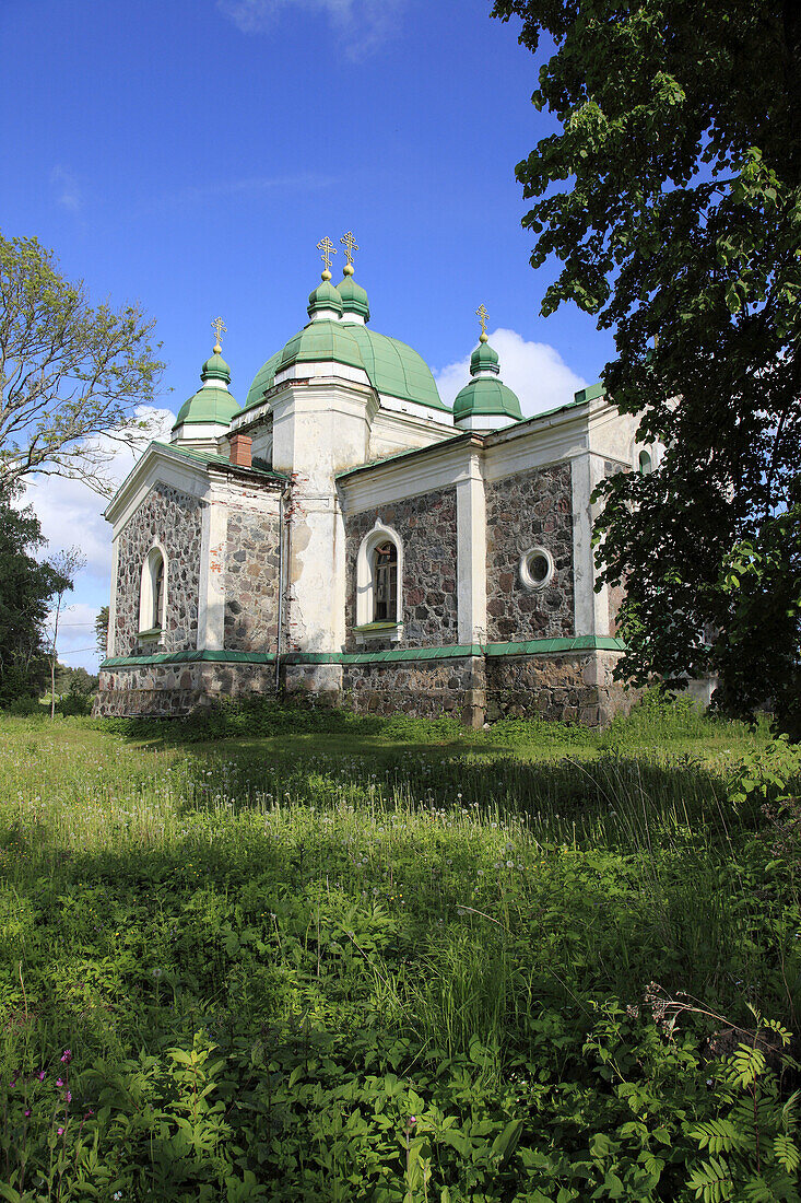 Church at Kopu, Estonia, Baltic Nation, Eastern Europe.