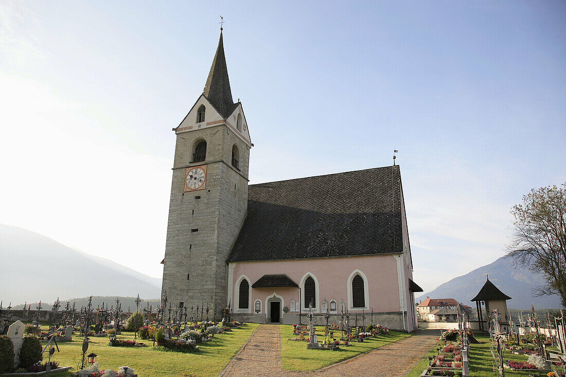 church of Rodeneck, Südtirol, Italien