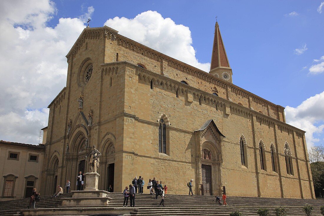 Dom von Arezzo, Toskana, Italien / Cathedral of Arezzo, Tuscany, Italy, Europe