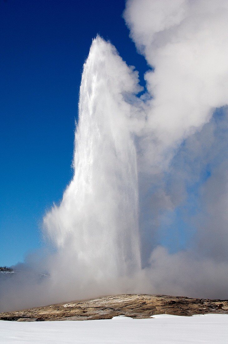 Geyser ´Vieux Fidele´ - ´Old Faithfull´ - Yellowstone - USA