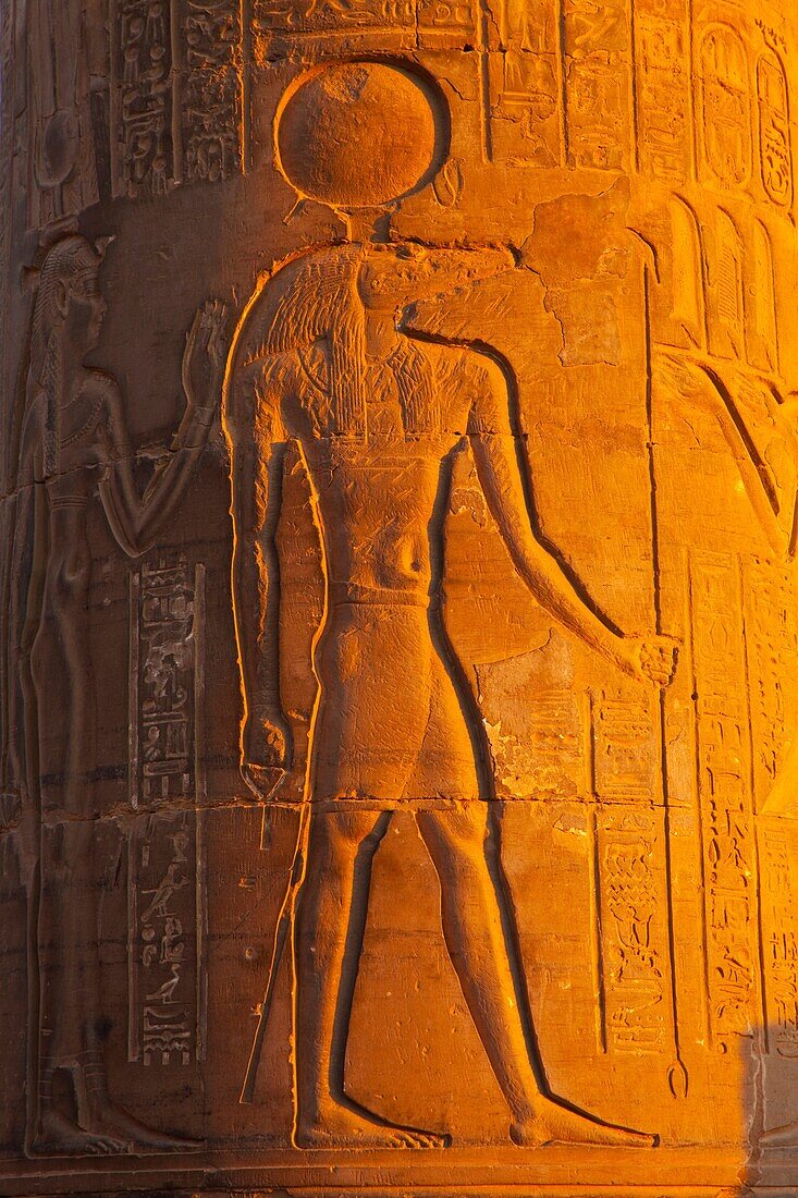 Sobek el dios cocodrilo, Templo de Kom Ombo, Kom Ombo, Valle del Nilo, Egipto