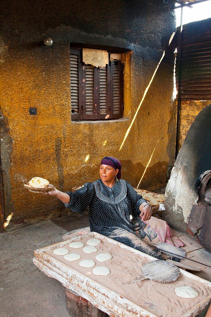 Horno de pan tradicional, Valle del Nilo, Egipto