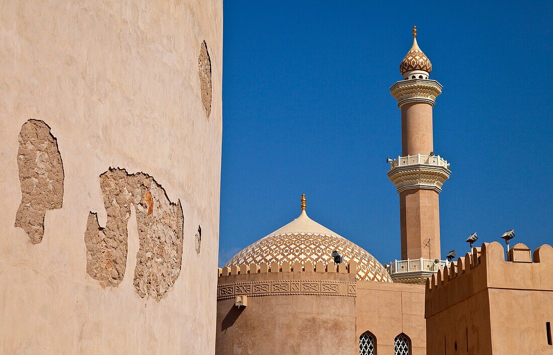 Fuerte, Ciudad de Nizwa, Oman, Golfo Pérsico