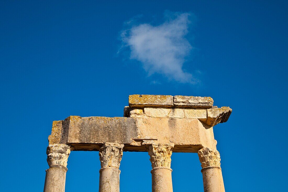 Teatro romano, Ciudad romana de Dougga, Tunez, Africa