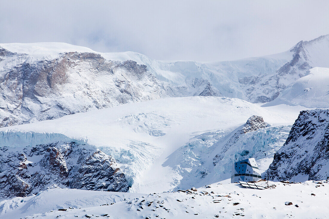 New Monte Rosa Hut, Zermatt, Canton of Valais, Switzerland