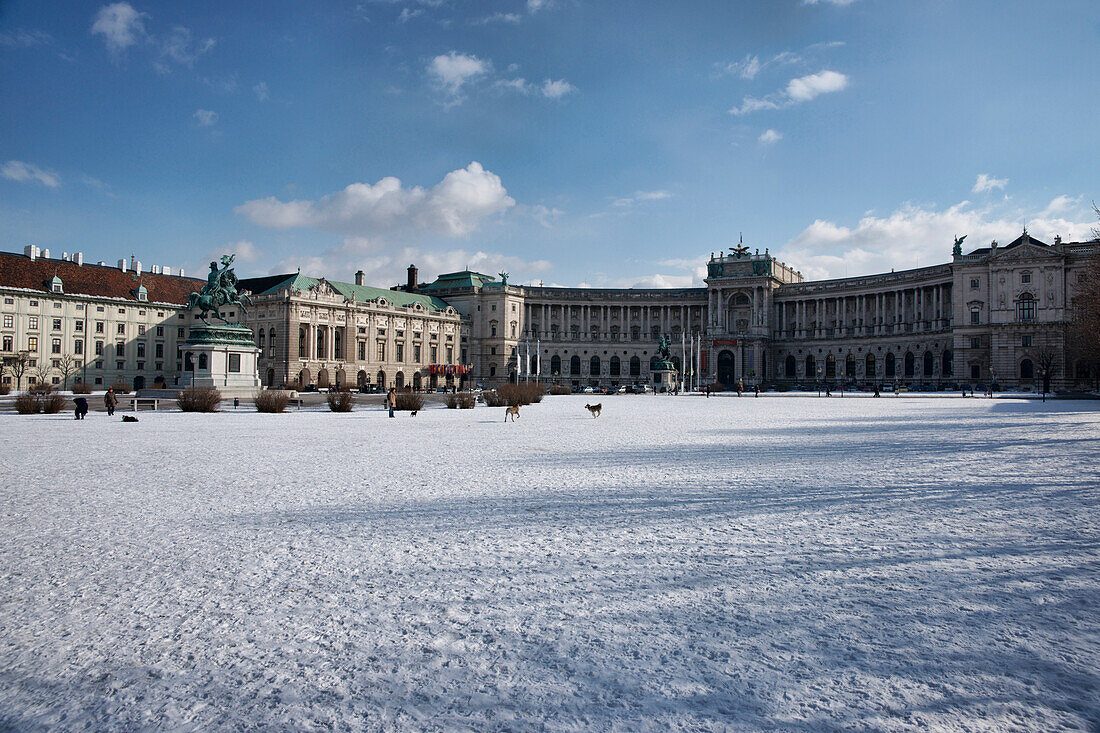 Heldenplatz, Hofburg, Wien, Östereich