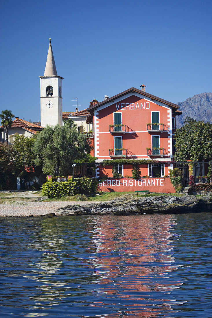 Isola Superiore o dei Pescatori, Lago Maggiore, Piemont, Italien