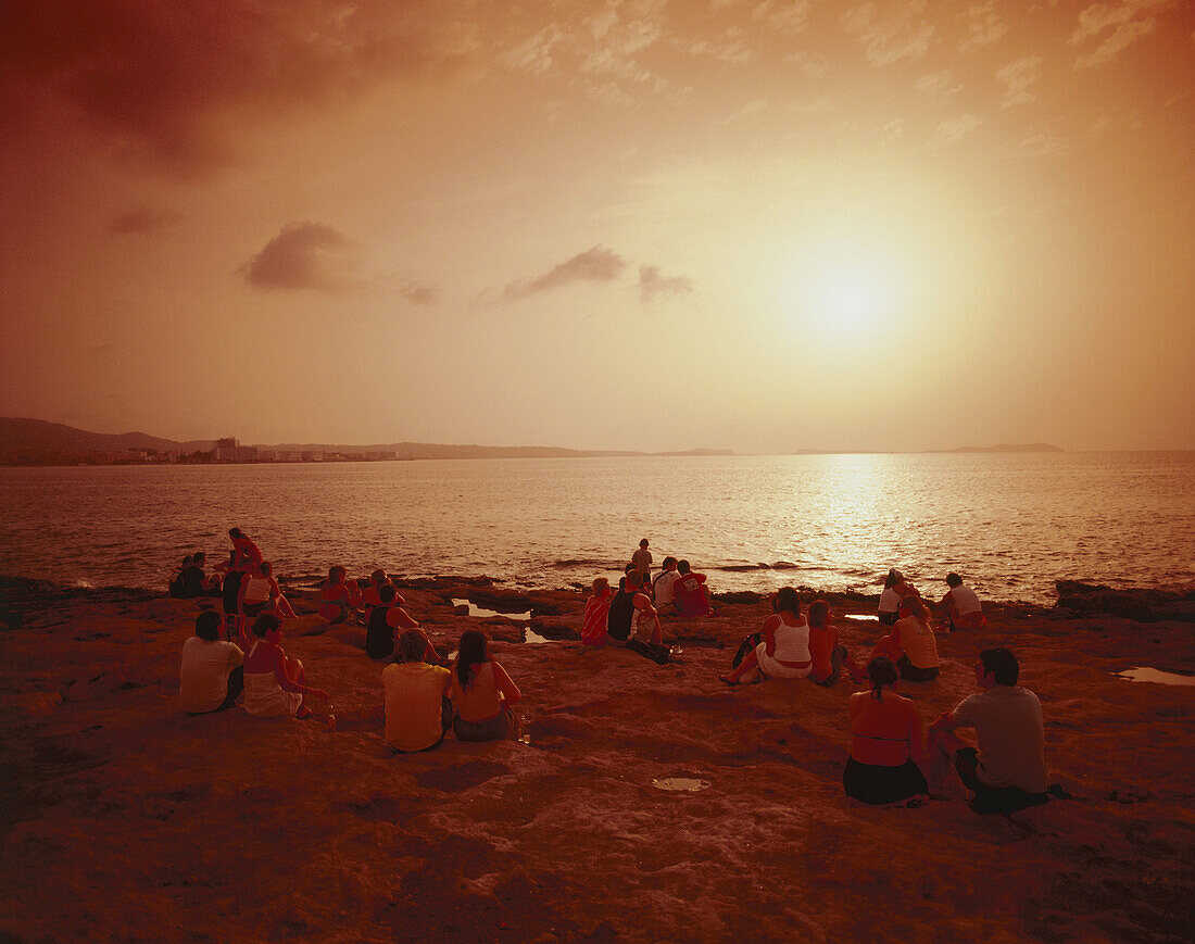 Cafe del Mar, Ibiza, Balearische Inseln, Spanien