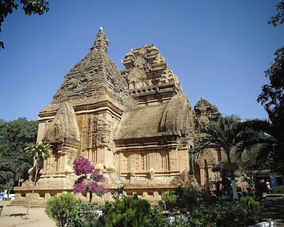 Cham-Türme in Nha Thang, Vietnam