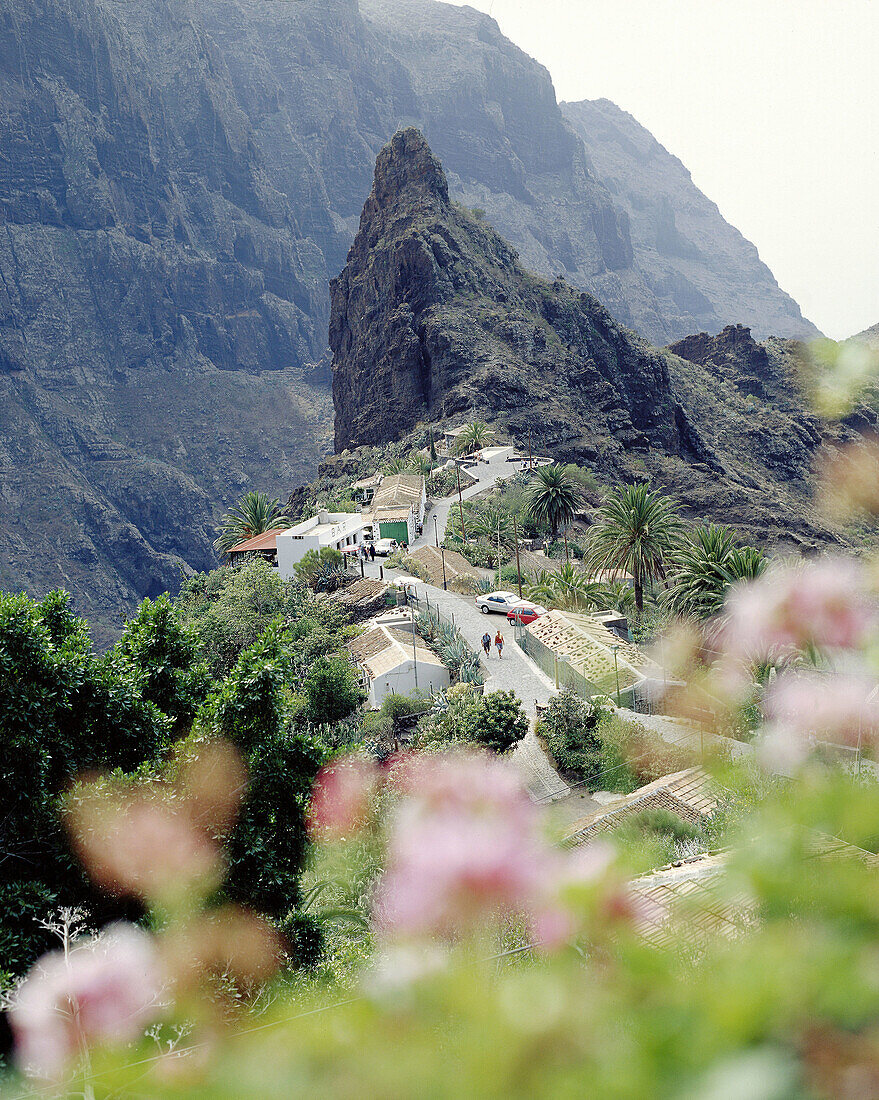 Das Dorf Masca, Teneriffa, Kanarische Inseln