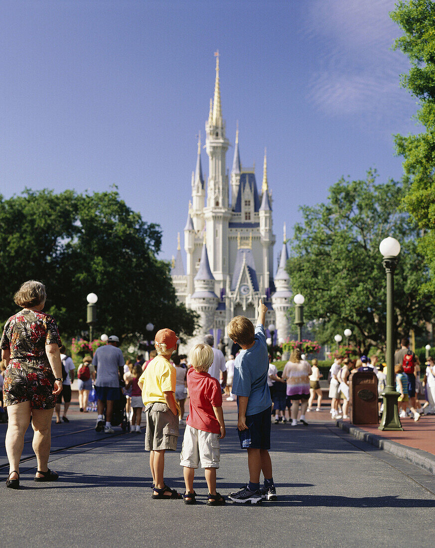 Aschenputtel-Schloss, Disneyworld, Orlando, Florida, USA