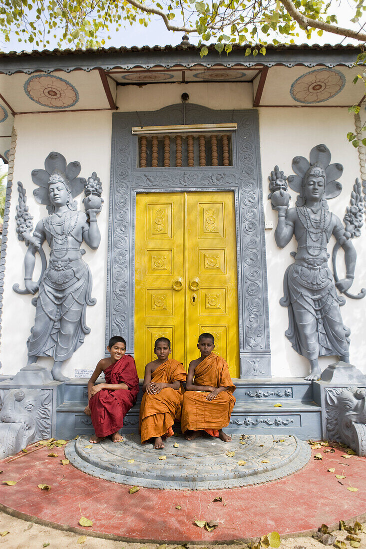 Buddhistische Mönche in Sri Lanka