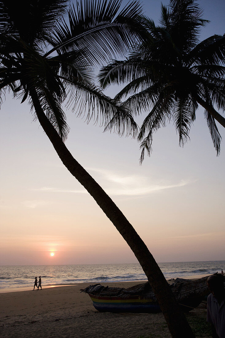 Sonnenuntergang in Thiranagama, Sri Lanka